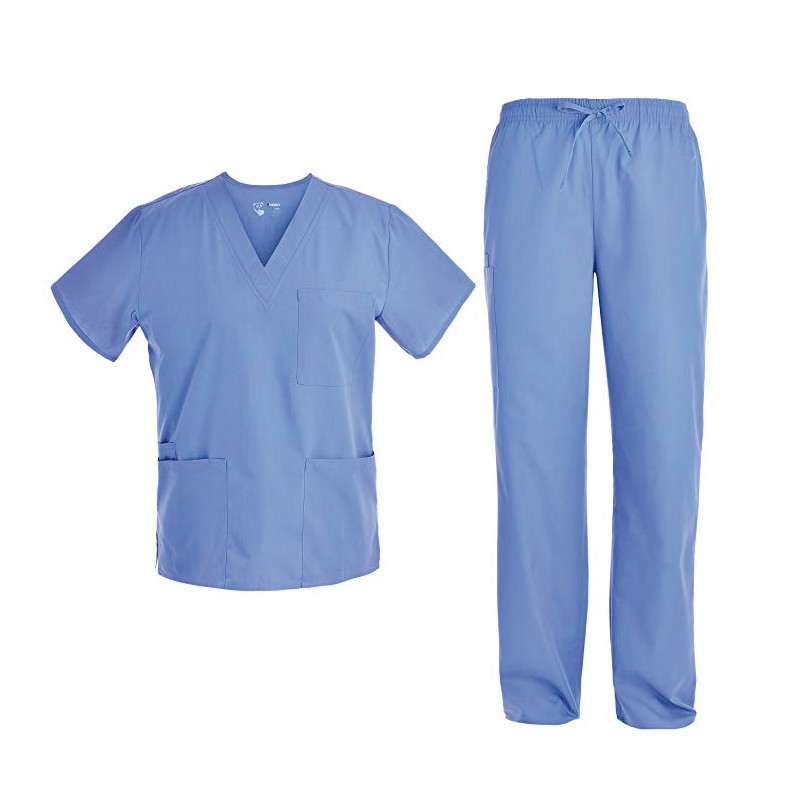 Pyjama pour infirmier(e) bleu