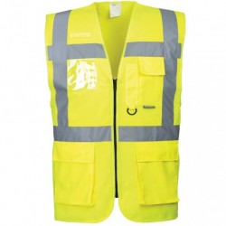 Gilet multipoches FLUO 3M