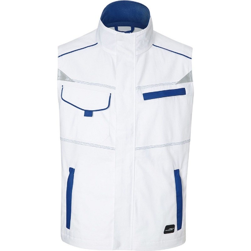 Gilet de Travail Bicolore col Montant